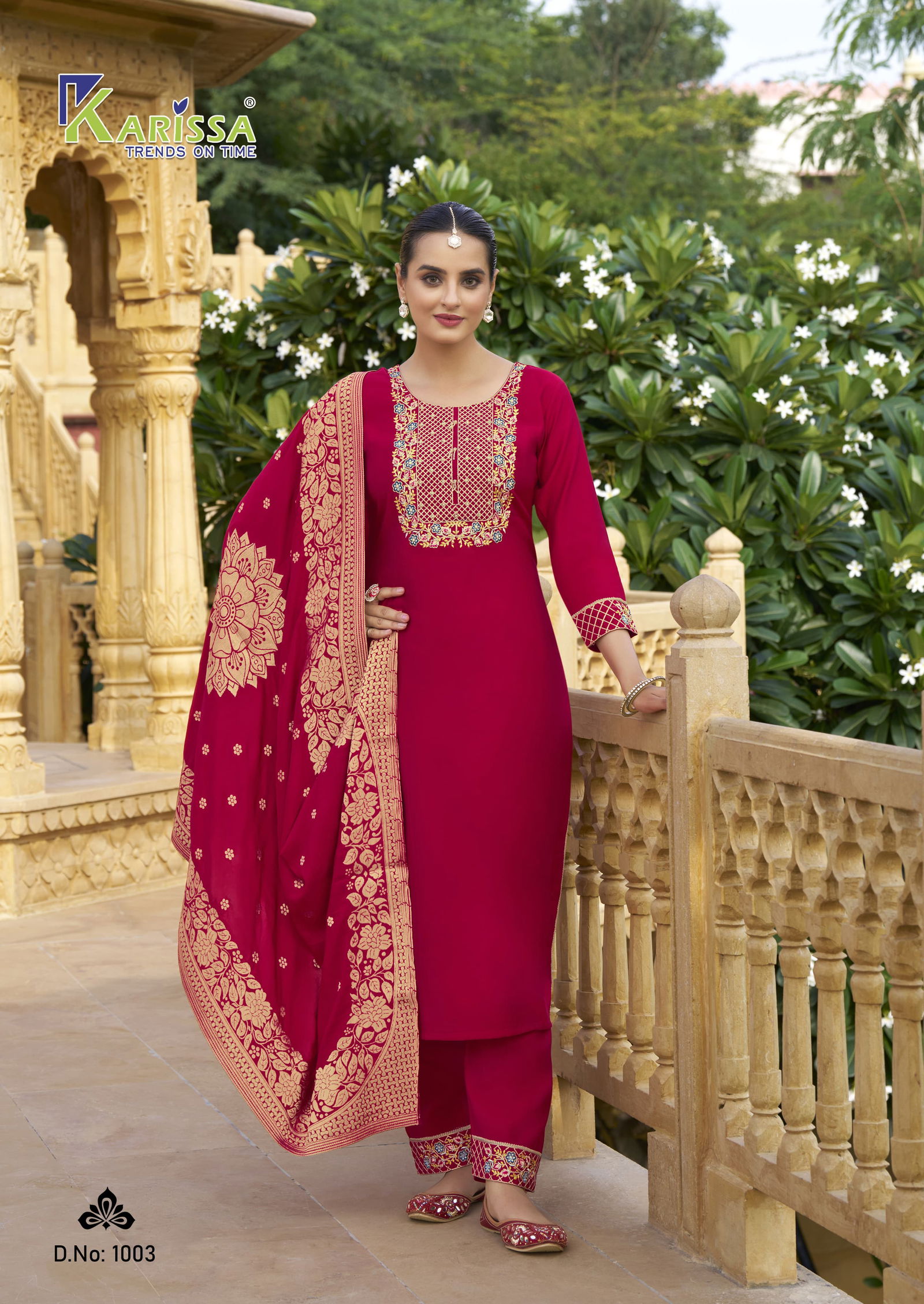 Roshani Nx By Karissa Viscose Designer Kurti With Bottom With Dupatta Wholesale Online
